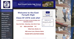 Desktop Screenshot of eastforsyth76ers.com